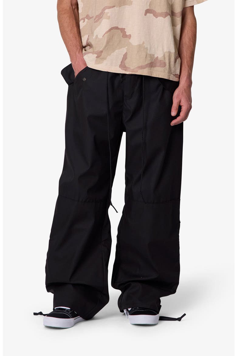Baggy Military Pants, Alternate, color, BLACK