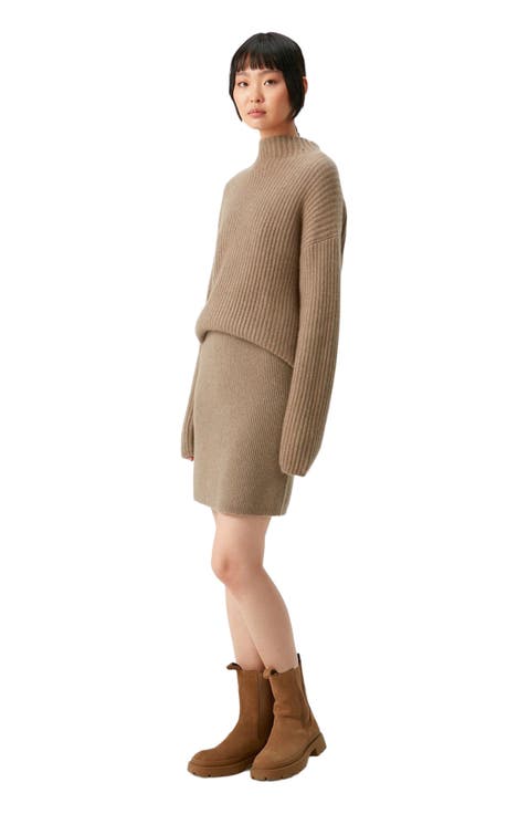 Cashmere Mini Skirt