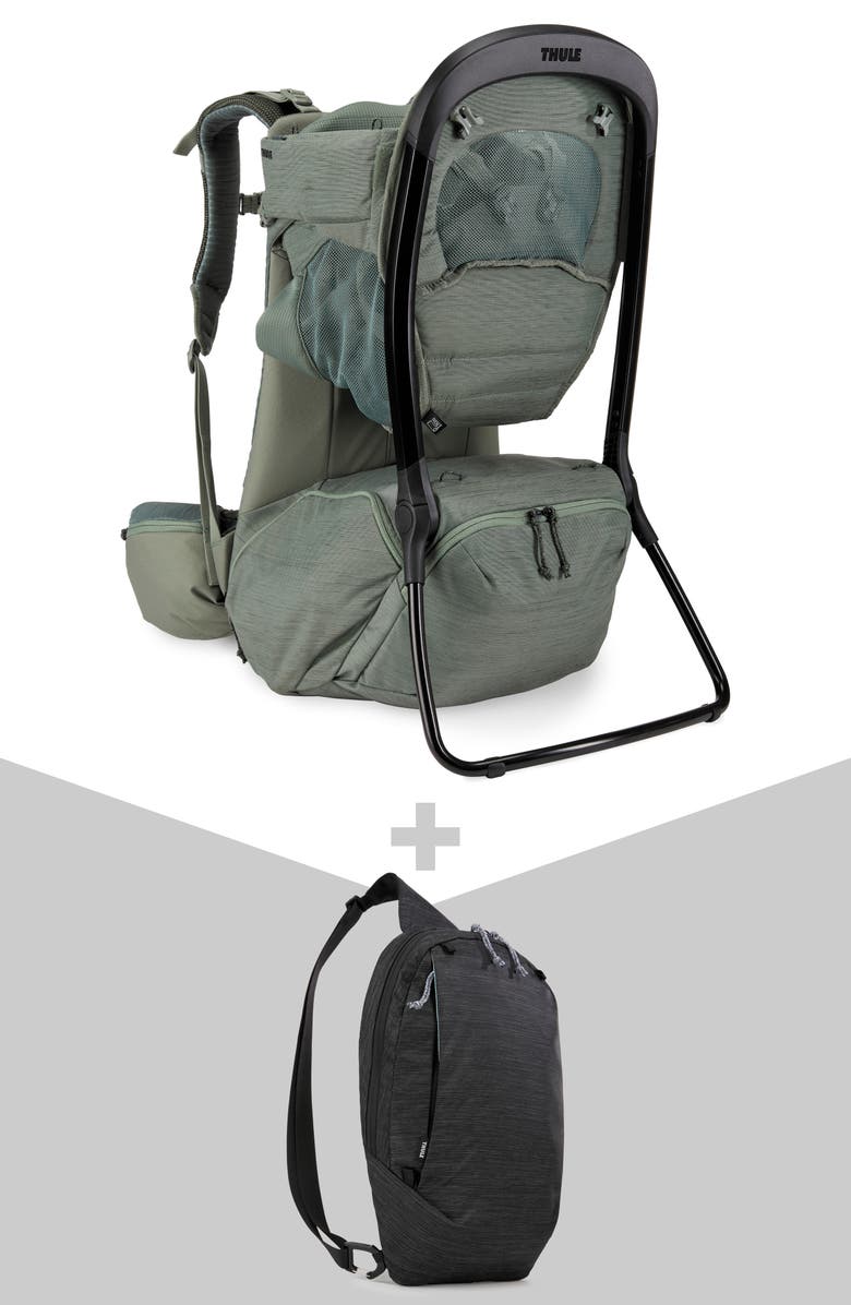 Thule Sapling Child Carrier & Sling Pack, Alternate, color, Agave
