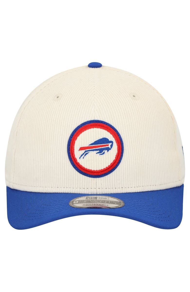 New Era Men's New Era  Stone Buffalo Bills  Loyal Corduroy 9SEVENTY Adjustable Hat, Alternate, color, Stone