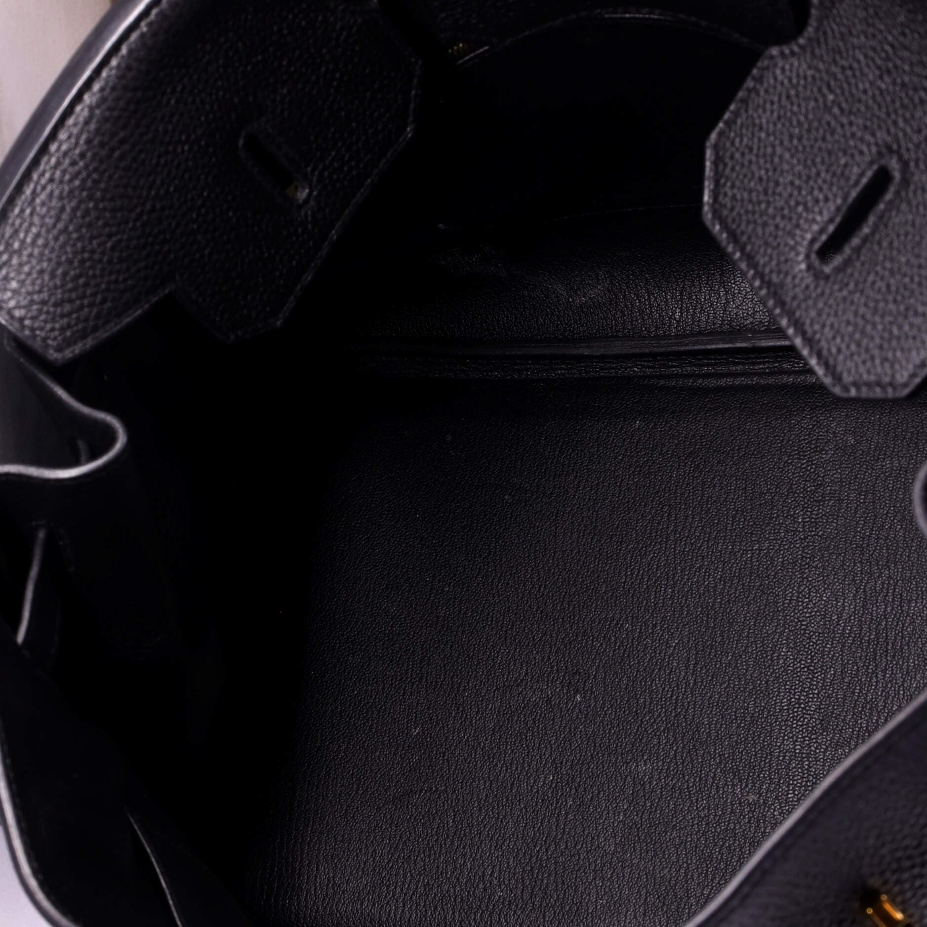 Pre-Owned Hermes Birkin Handbag Black Togo with Gold Hardware 35, Alternate, color, Noir