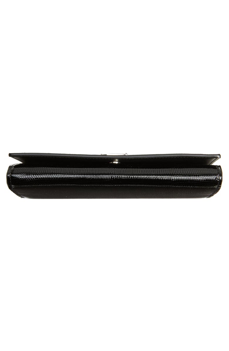 Saint Laurent Lizard Embossed Leather Wallet, Alternate, color, 