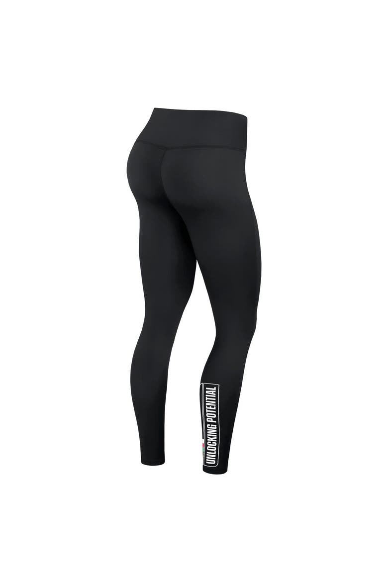 Women's Fanatics Branded Black Olympic Games Union Bar Side Down Leggings, Alternate, color, Black