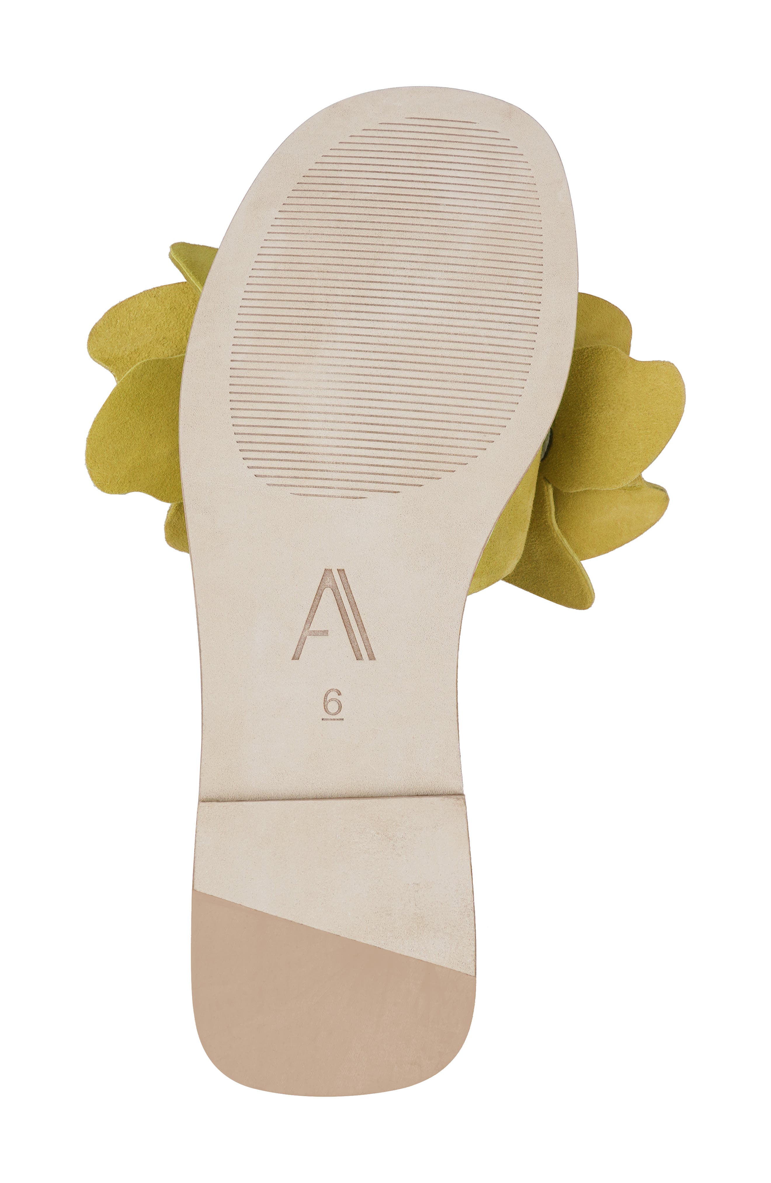 Aurra Slide Sandal, Alternate, color, YELLOW