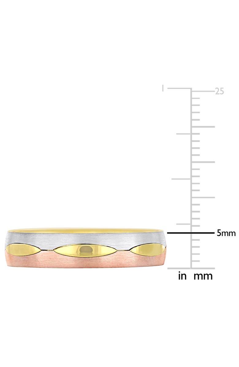 Julianna B. Men's Marquise Design Satin Finish Band 14k, Alternate, color, 14K Gold