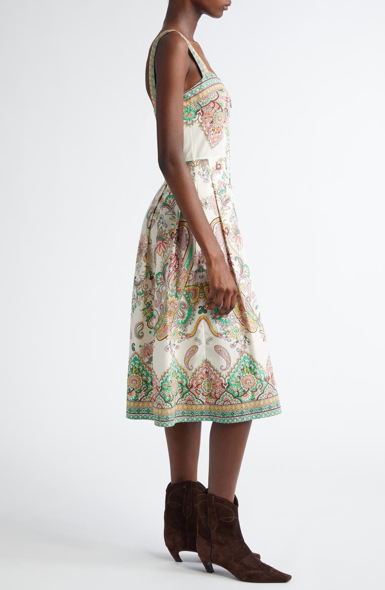 Etro Paisley Cotton Sundress, Alternate, color, 