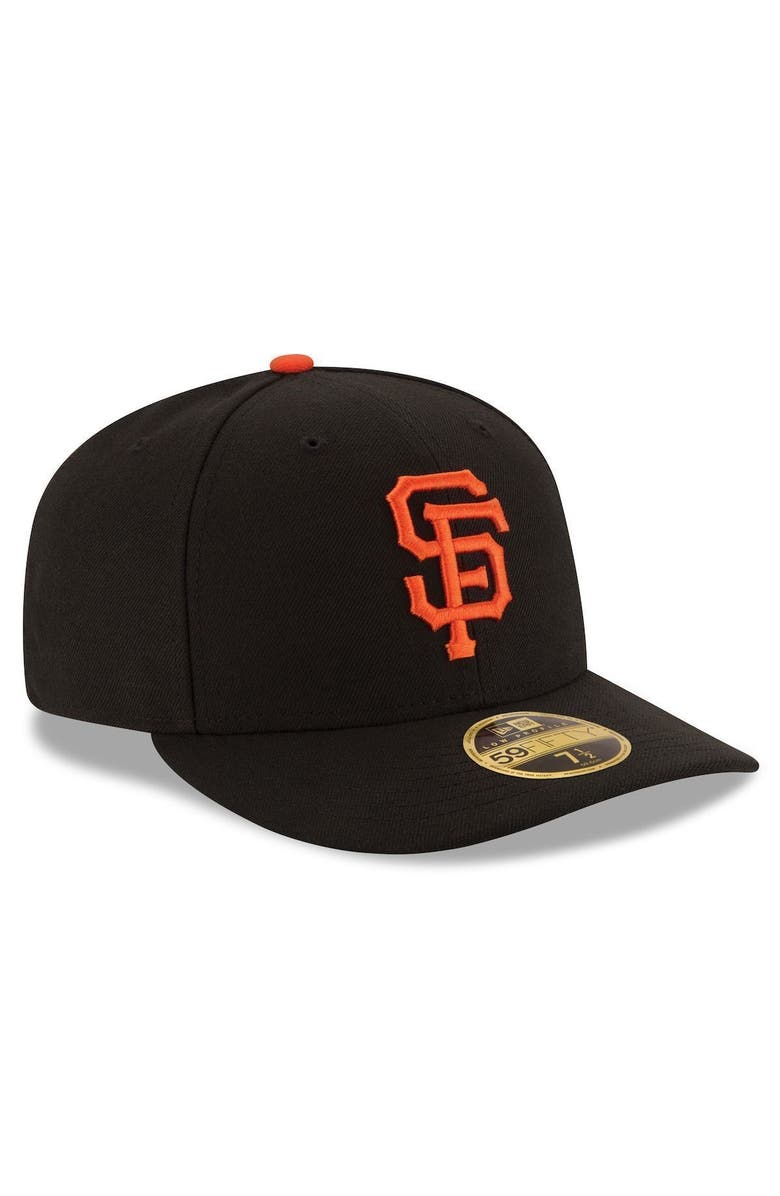 New Era Men's New Era Black San Francisco Giants Authentic Collection On Field Low Profile Game 59FIFTY Fitted Hat, Alternate, color, Black