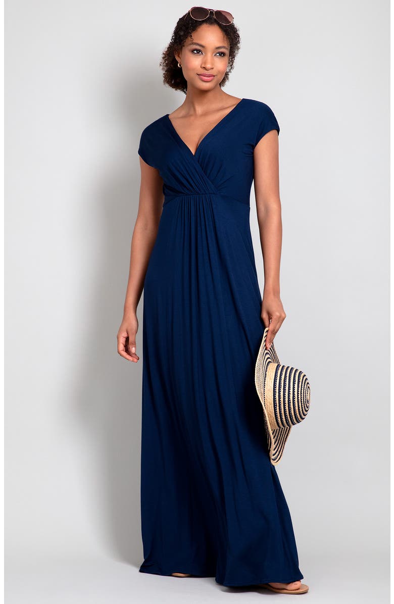 Alie Street London Sophia Maxi Dress, Alternate, color, Navy Blue