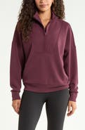Zella Soft Luxe Half Zip Pullover