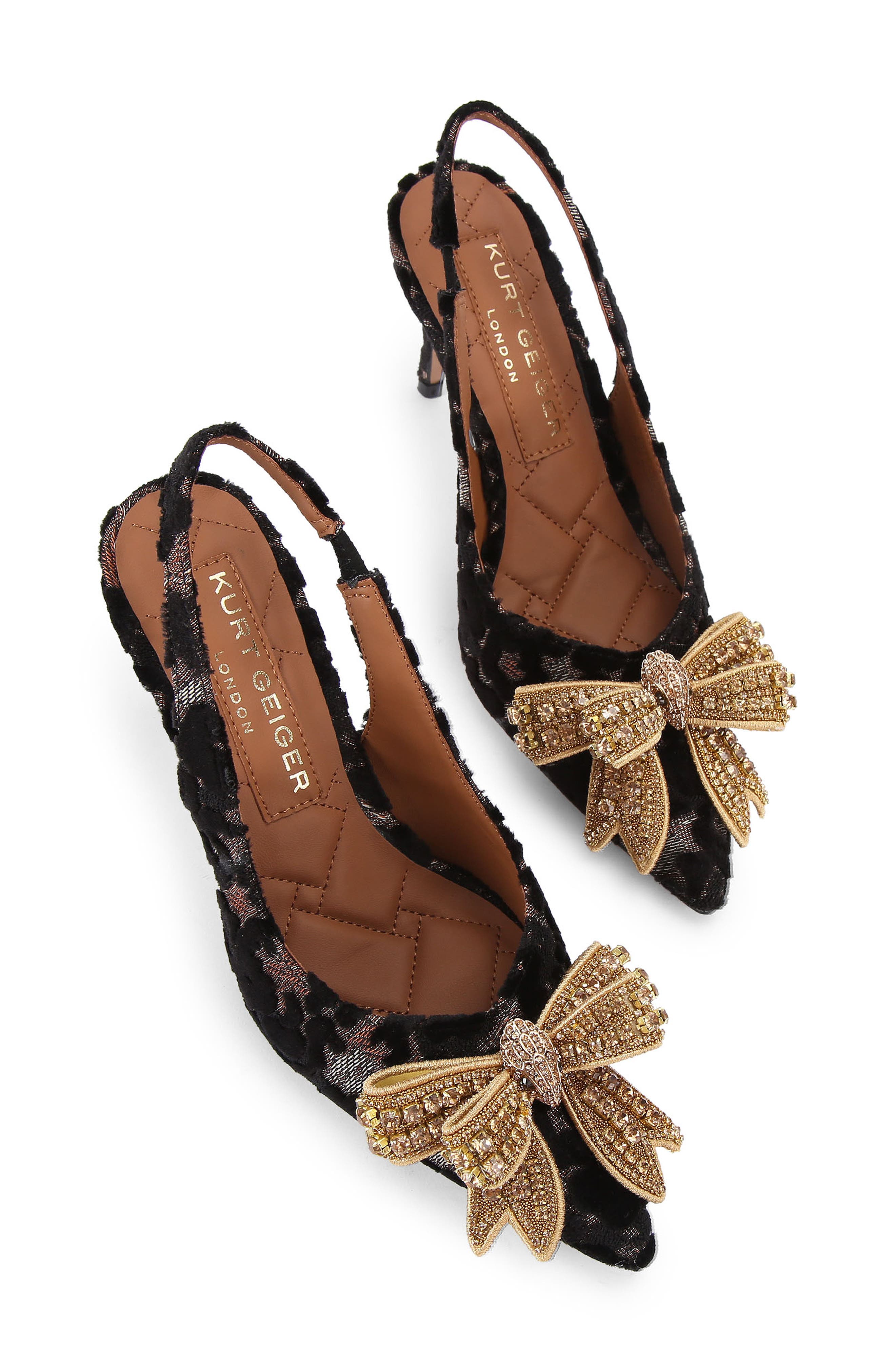 Kurt Geiger London Belgravia Bow Slingback Pump, Alternate, color, 