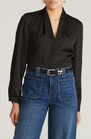 Universal Standard Cambria Pebble Georgette Top