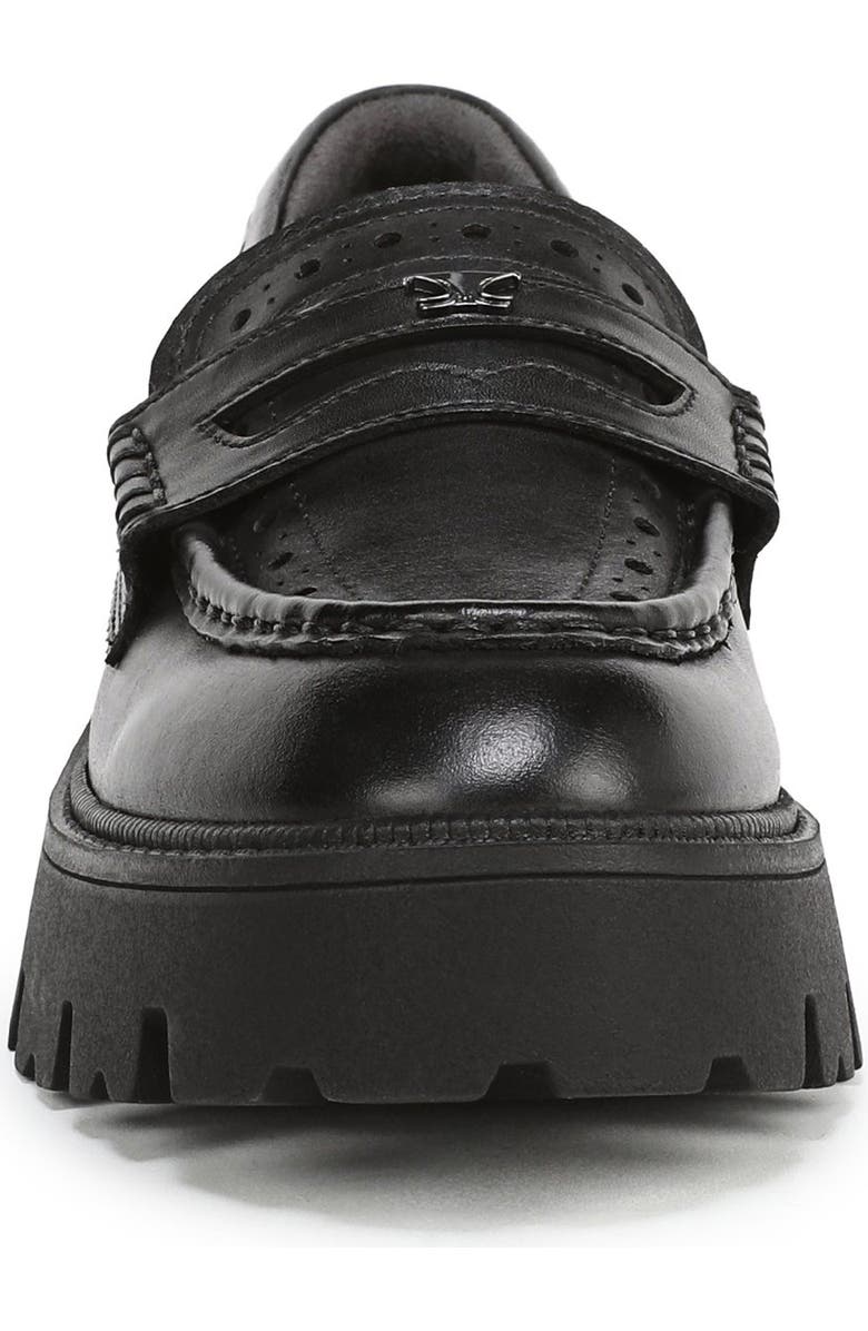 Circus NY by Sam Edelman Paisley Platform Penny Loafer, Alternate, color, Black