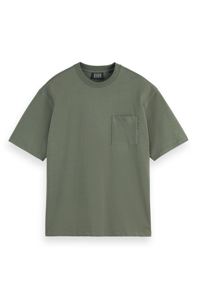 Scotch & Soda Relaxed Pocket T-Shirt, Main, color, Thyme