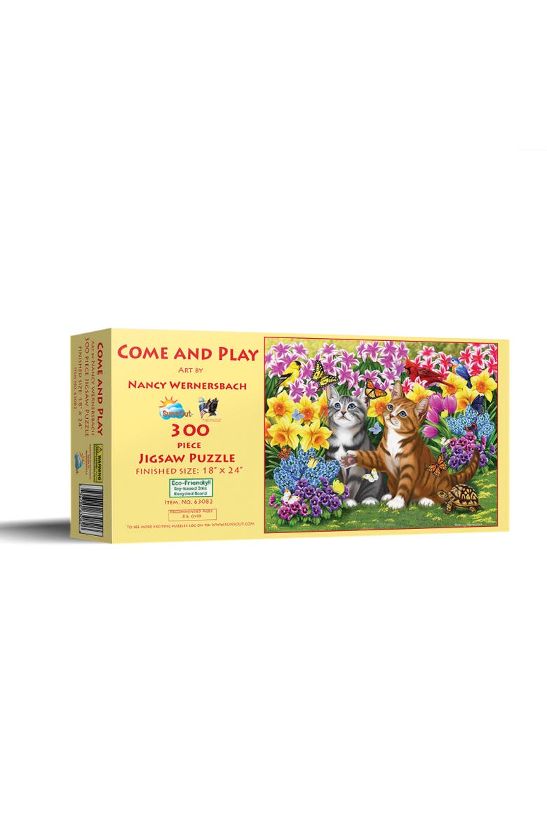 Sunsout Come and Play 300 piece Jigsaw Puzzle for Adults, Main, color, Multicolor