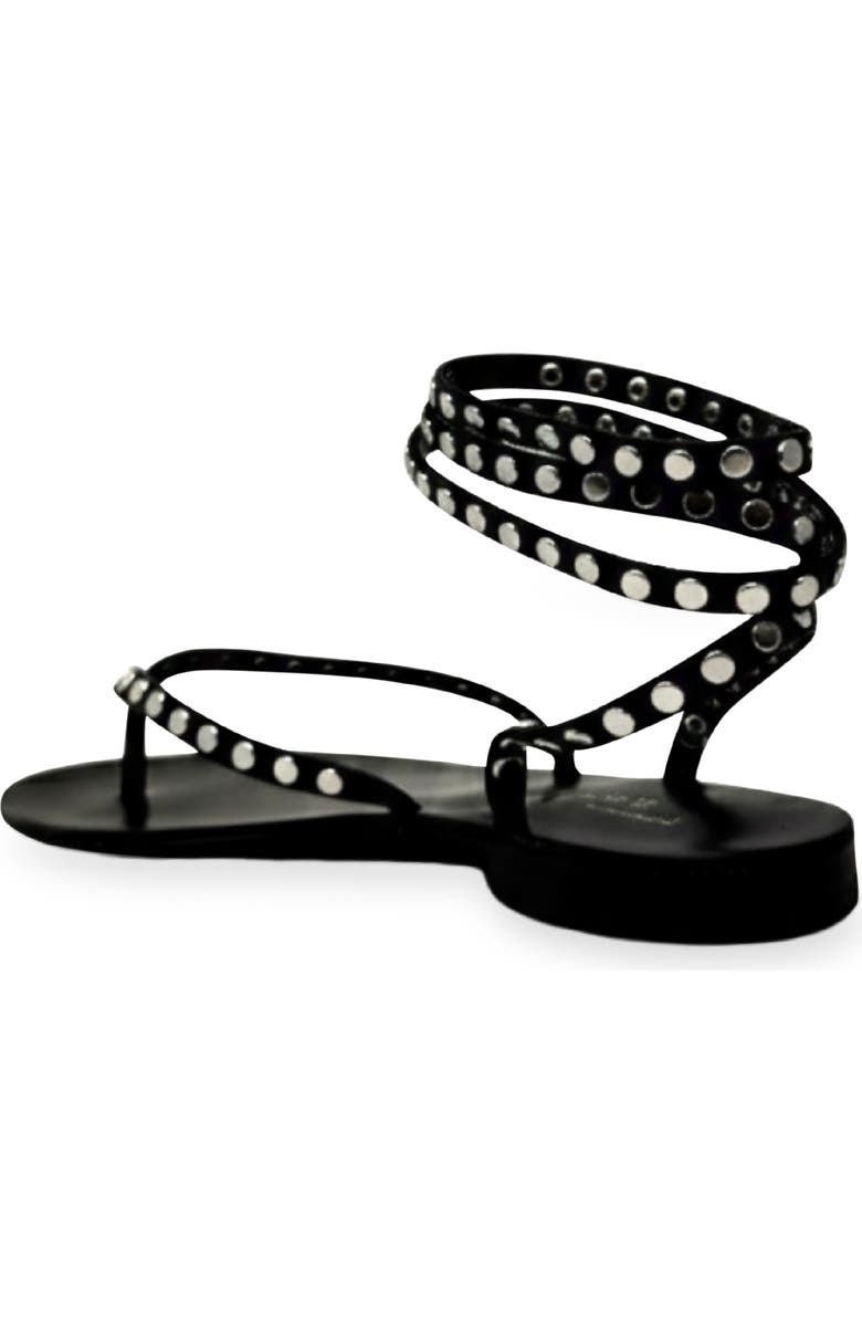 SHUSHOP Bibi Ankle Strap Sandal, Alternate, color, Black