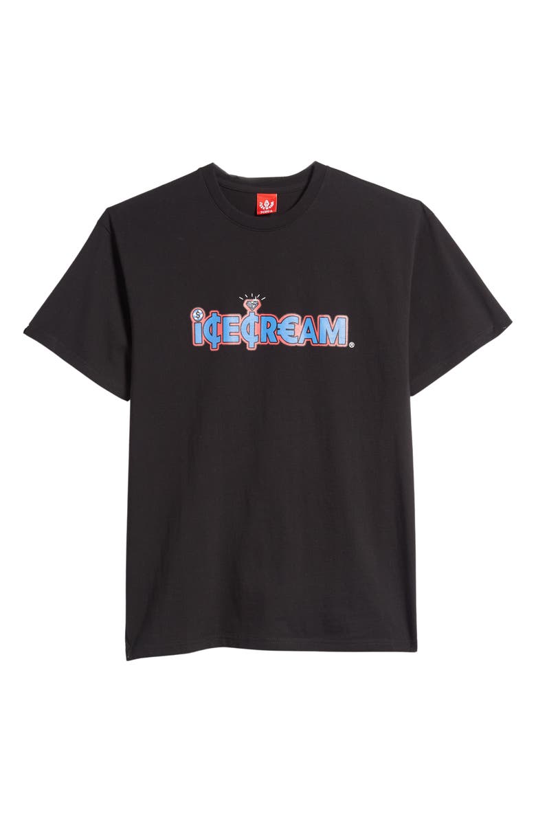 ICECREAM Word Graphic T-Shirt, Alternate, color, 