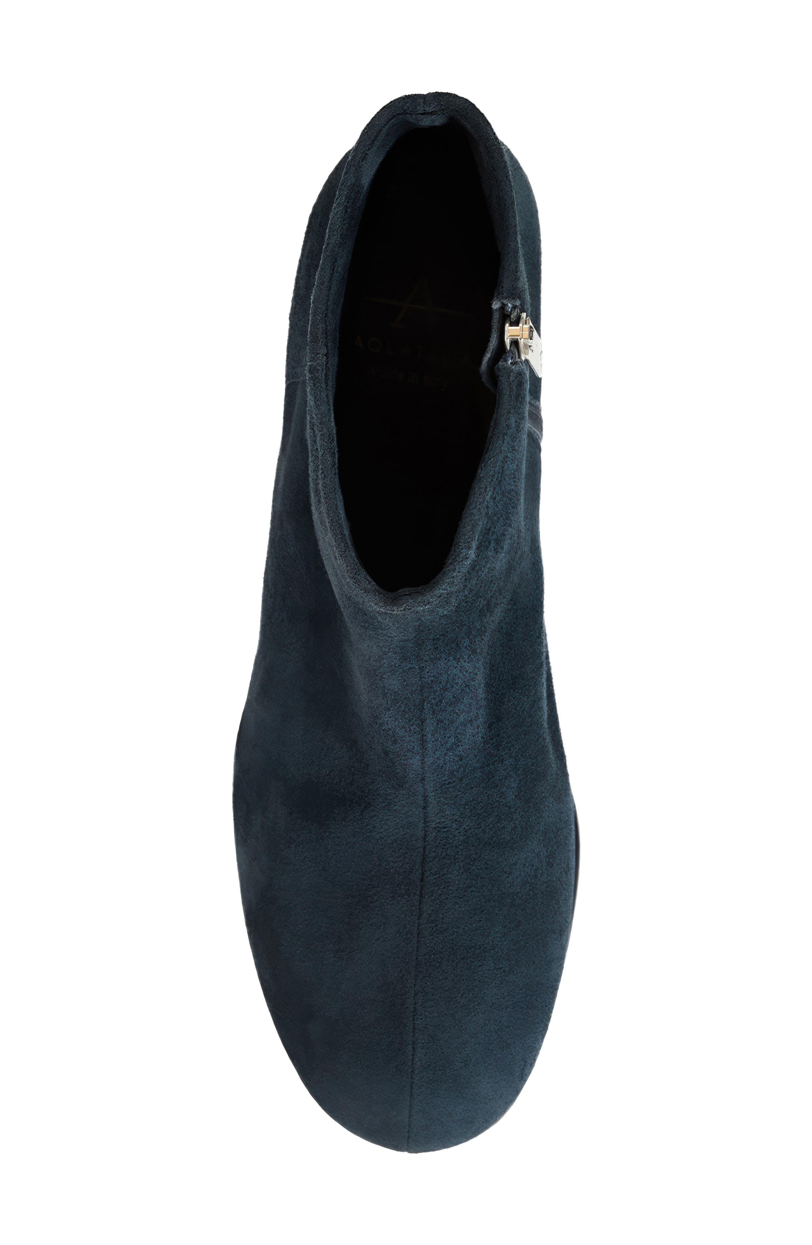 Pio Leather Bootie, Alternate, color, NAVY SUEDE