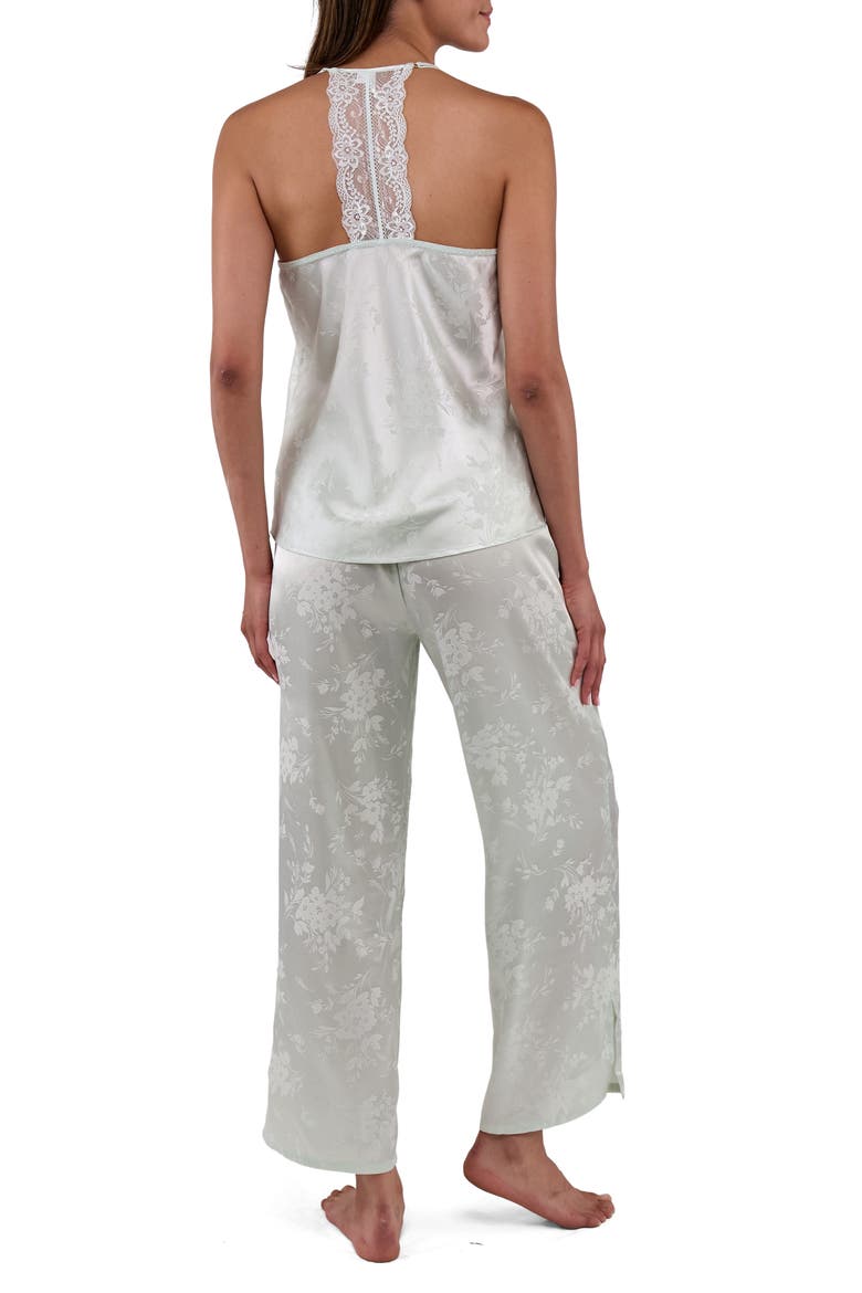 Eloisa Camisole and Pants Pajamas, Alternate, color, SAGE