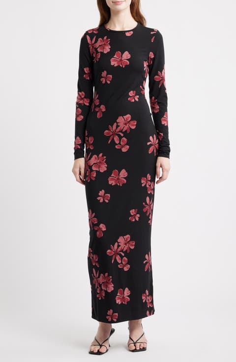 Tommie Long Sleeve Jersey Dress