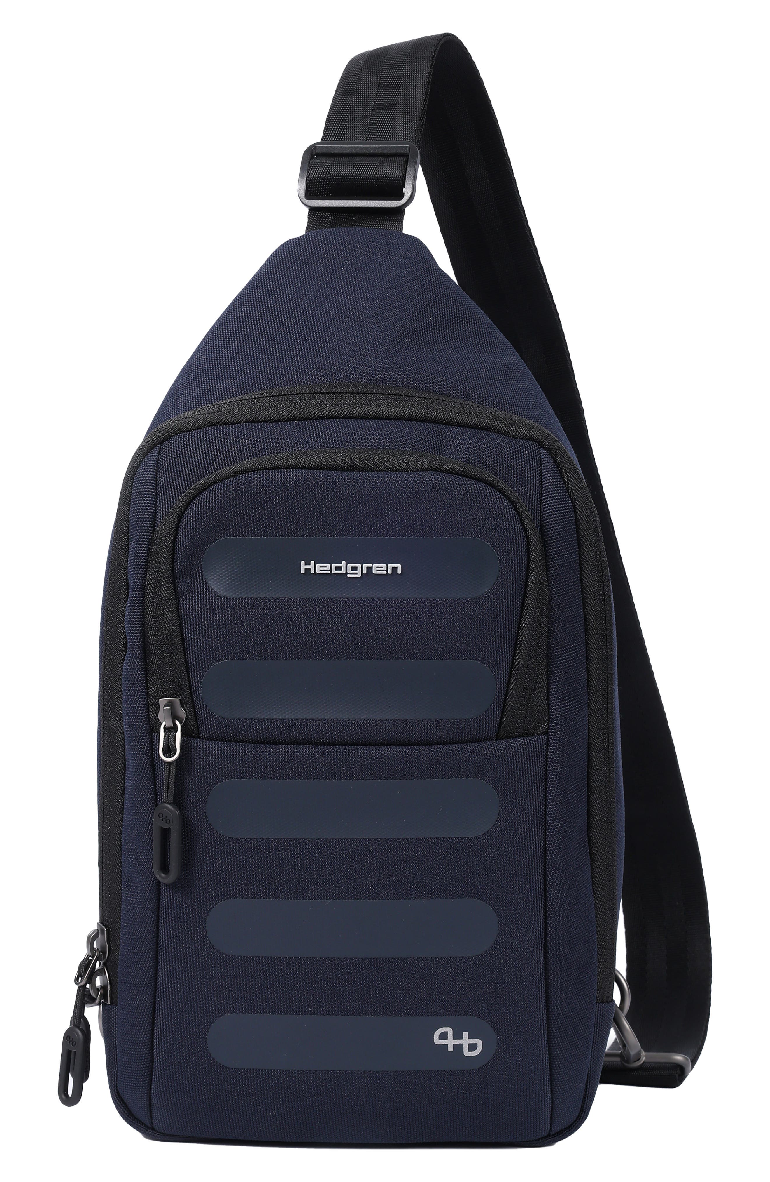 Sling Bag with RFID-Blocking Pocket, Main, color, PEACOAT BLUE