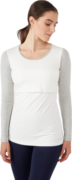 Modern Eternity Maternity Charlotte Long Sleeve Nursing & Maternity Top