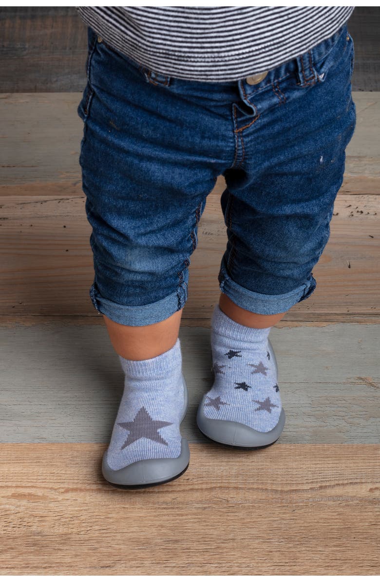 Komuello Toddler Sock Shoes - Twinkle Twinkle, Alternate, color, Blue