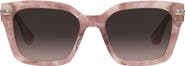 Stuart Weitzman 54mm Gradient Polarized Square Sunglasses