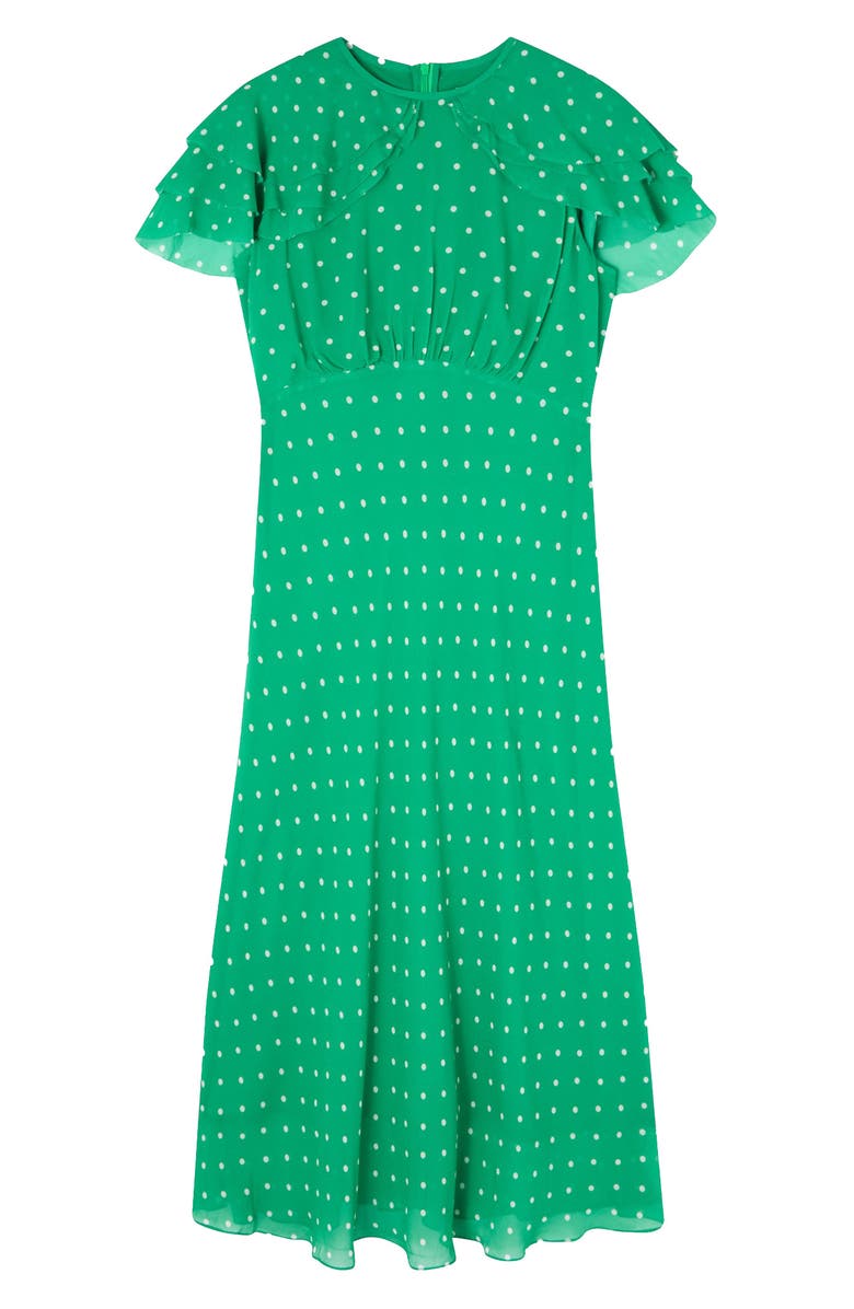 LK Bennett Ellen Polka Dot Maxi Dress, Alternate, color,