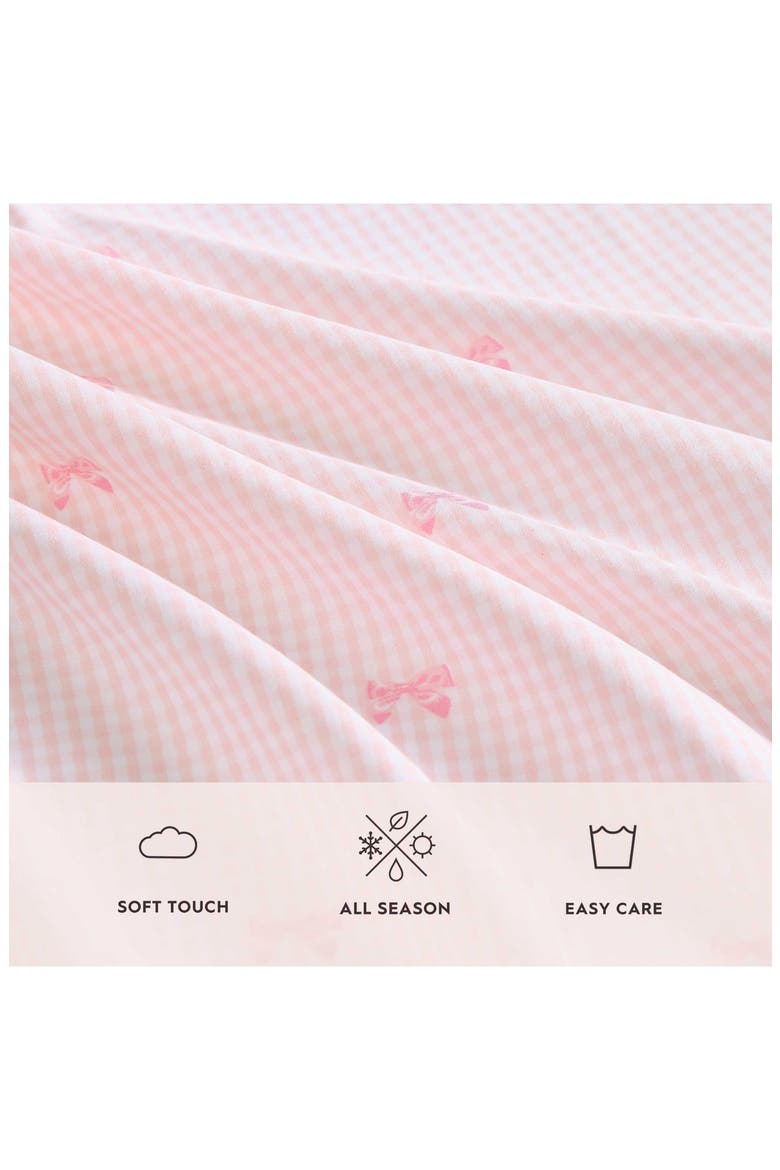 Tiny Bows Sheet Set, Alternate, color, PINK