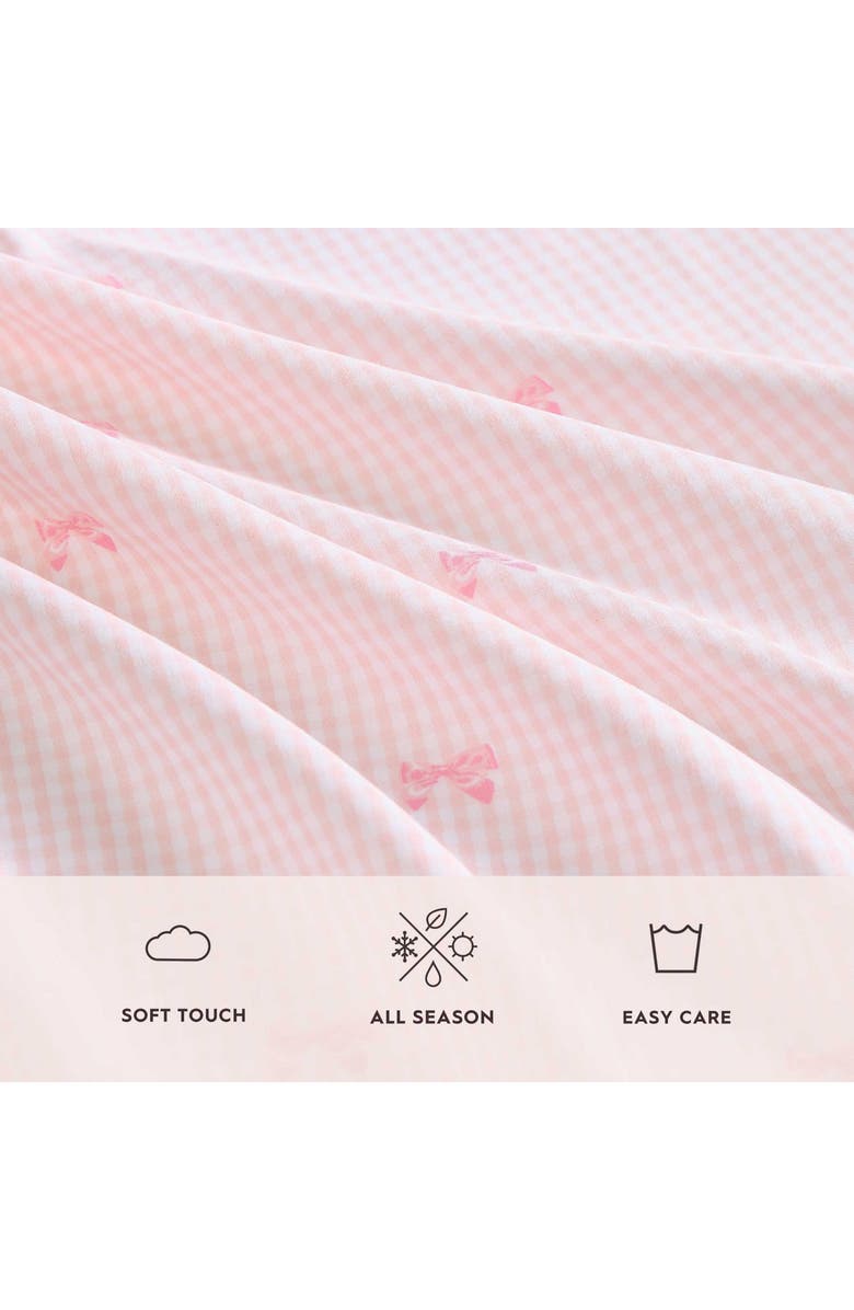 Laura Ashley Tiny Bows Sheet Set, Alternate, color, Pink
