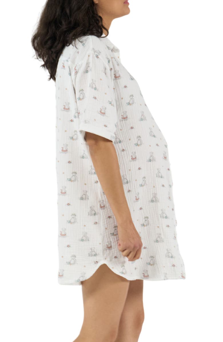 Cache Coeur Elinor Maternity and Nursing Nightdress, Alternate, color, Multicolor