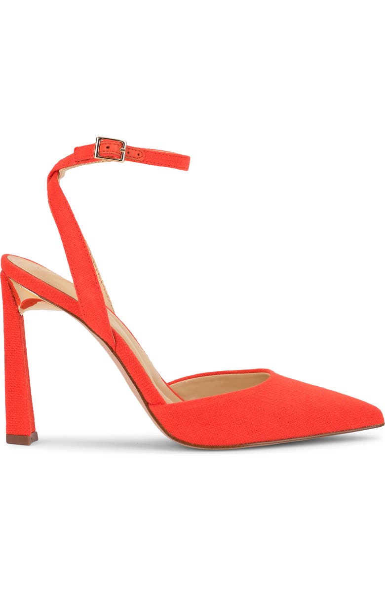 Jessica Simpson Ocanna Ankle Strap Pointed Toe Pump, Alternate, color, Orange 04