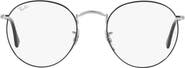 Ray-Ban 50mm Round Optical Glasses