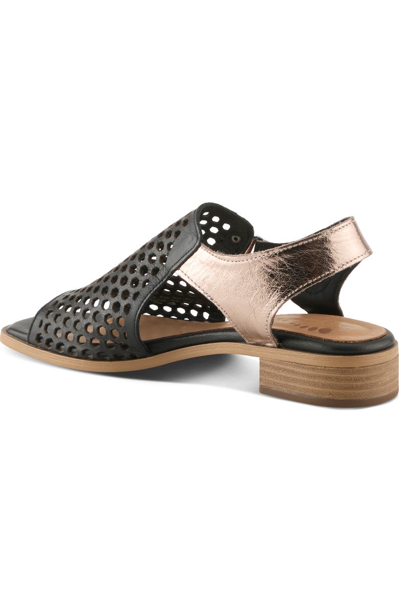 Spring Step Gosset Sandal, Alternate, color, Black Multi