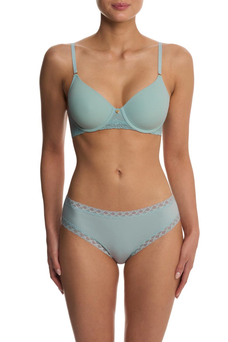 Bliss Perfection Comfort Underwire T-Shirt Bra, Alternate, color, Blue Meadow