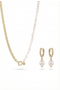 selected 18K Gold Plated / White Pearl