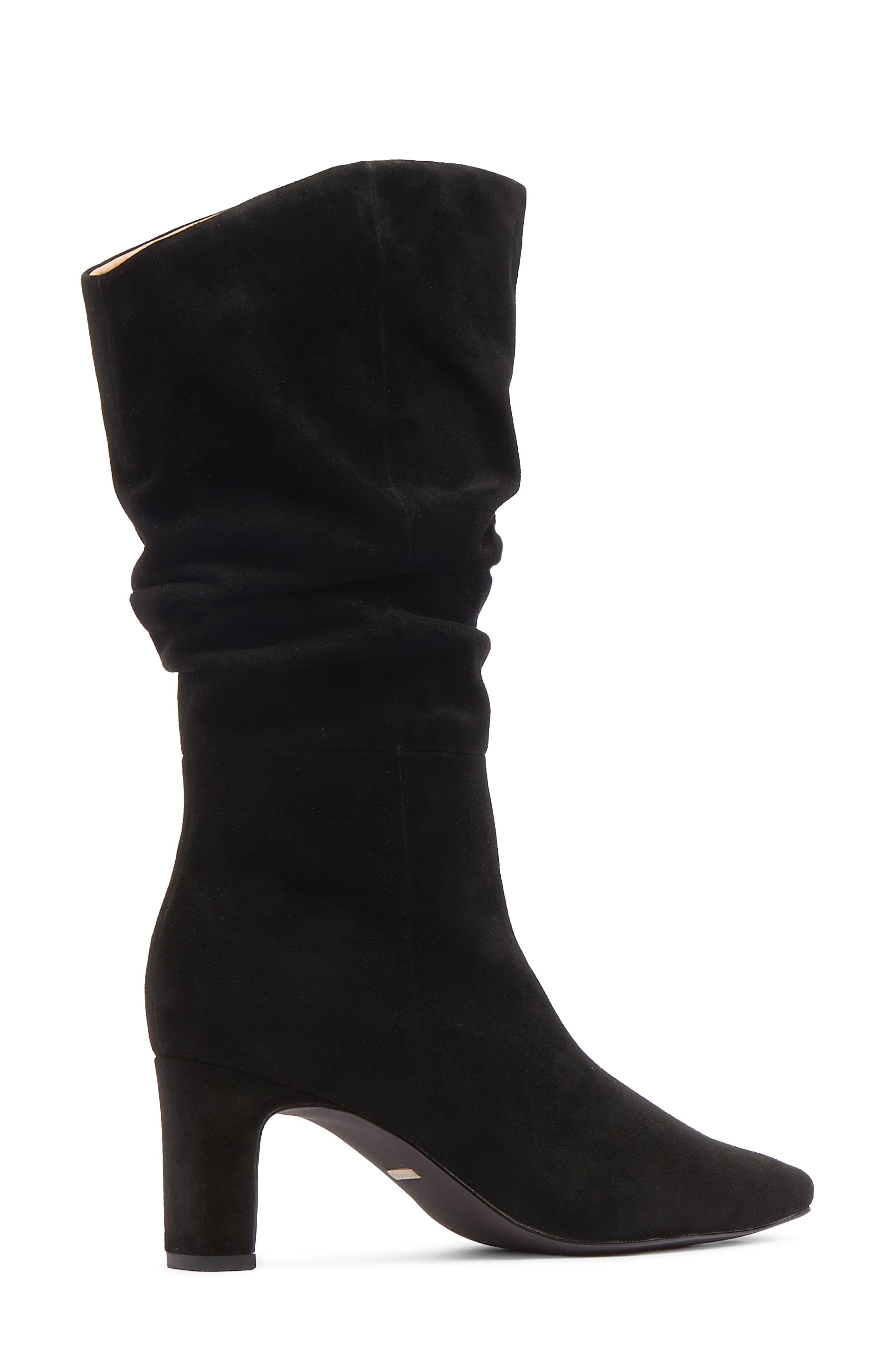 Clarkson Knee High Boot, Alternate, color, BLACK SUEDE