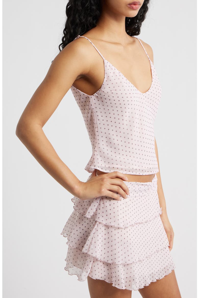 Sila Polka Dot Camisole, Alternate, color, PINK
