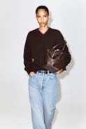 COS Merino Wool Layered V-Neck Sweater