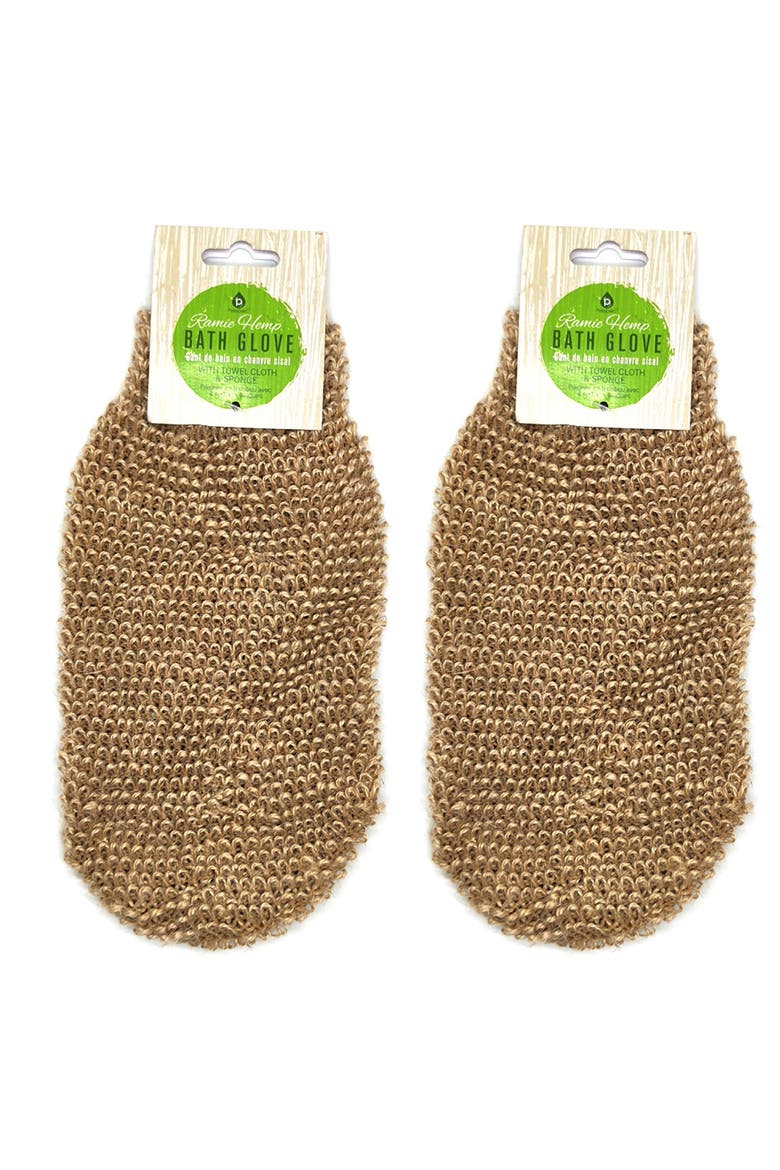 Sisal Hemp Bath Glove, Alternate, color, Ivory