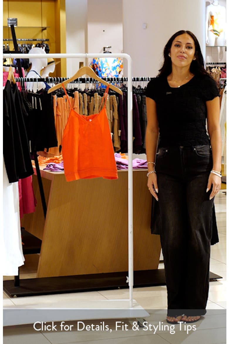 Stella Linen Tie Back Top video