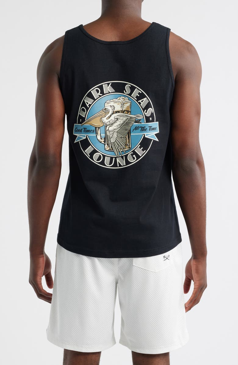 DARK SEAS Easy Going Graphic Tank, Alternate, color, Black