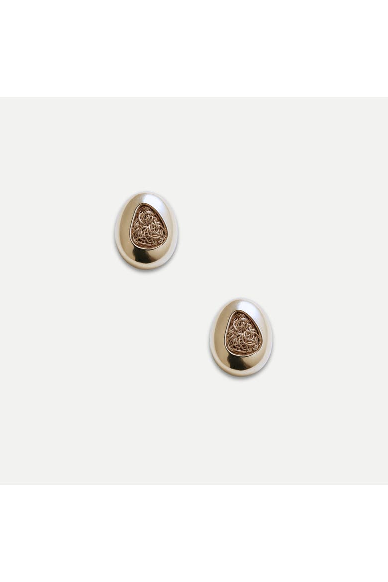 Grace Stud Earrings, Main, color, Gold