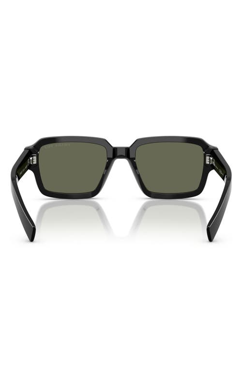 PRADA PRADA 54MM POLARIZED SQUARE SUNGLASSES