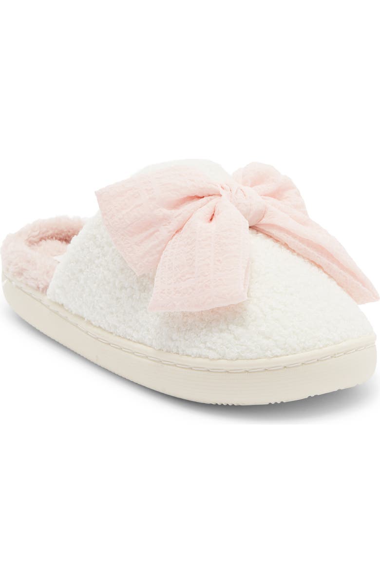 MIA x Altar'd State Bonnie Bow Slipper, Main, color, 3D Pink Bow