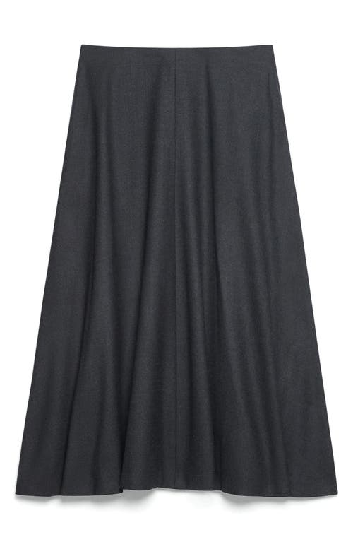 Theory A-line Midi Skirt In Black