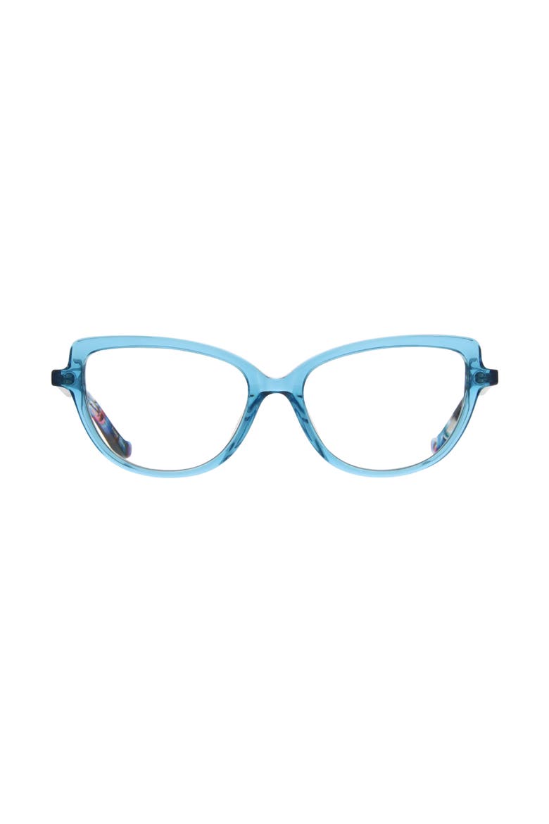 Maria Photochromic Blue Light Reading Glasses, Main, color, Blue Crystal