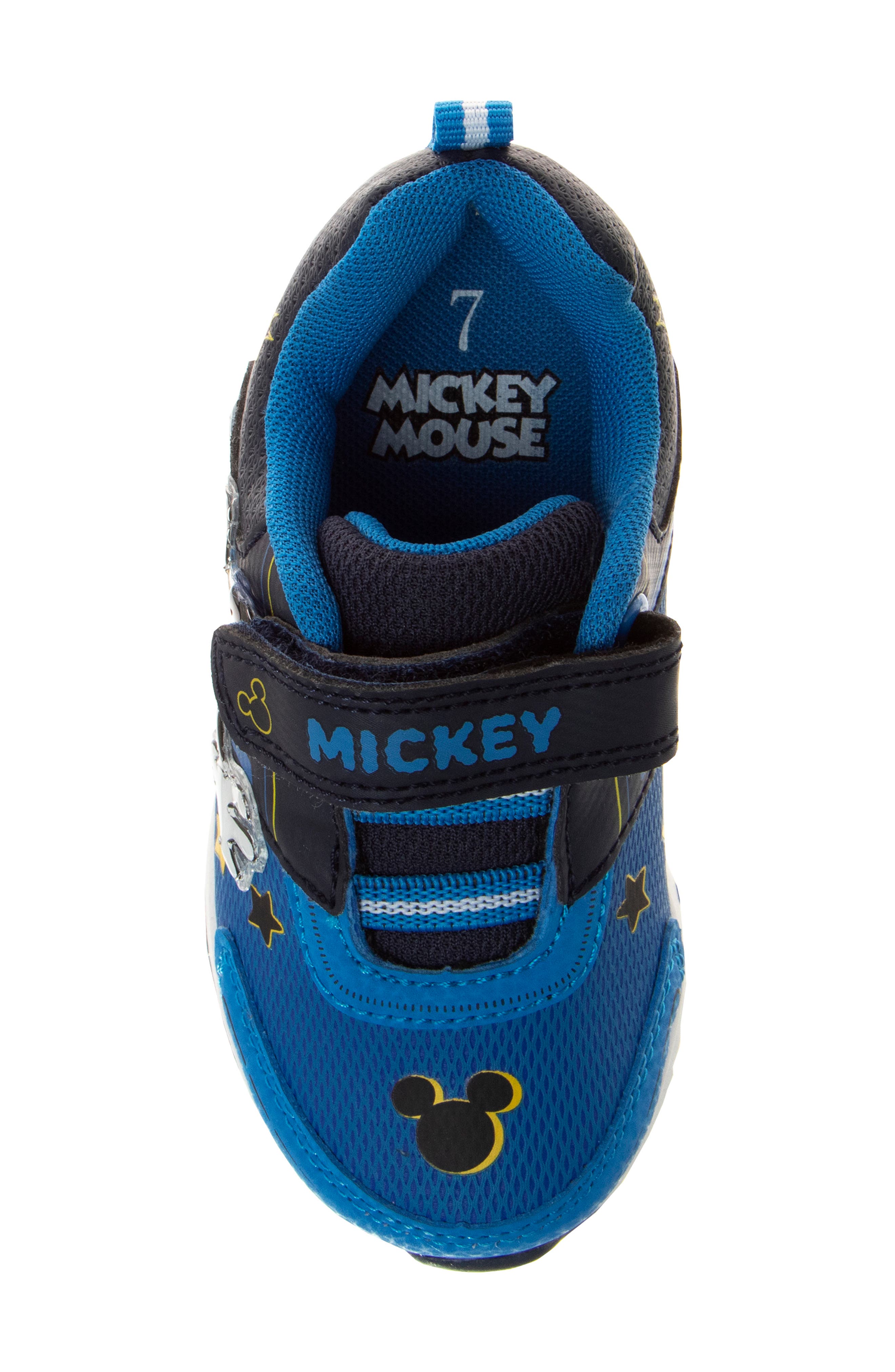 x Disney® Kids' Mickey Minnie Sneaker, Alternate, color, BLUE