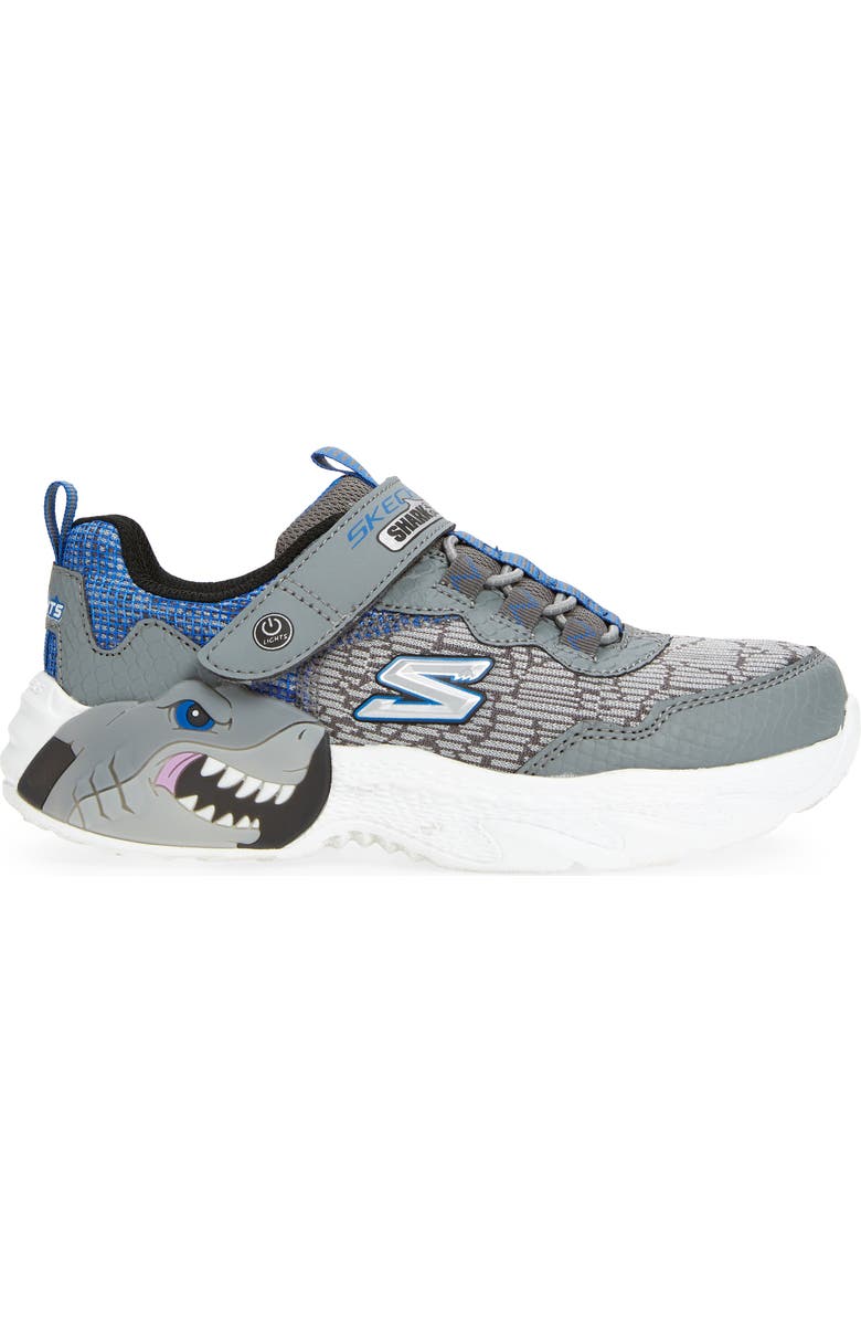 SKECHERS S-Lights<sup>®</sup> Creature Light-Up Sneaker, Alternate, color, Charcoal/ Blue