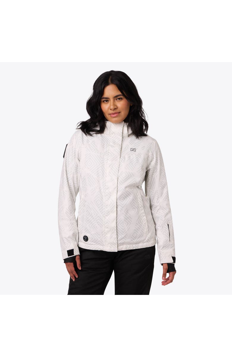 Mobile Warming Denali Women's Heated Waterproof Snow Jacket, Main, color, Geo